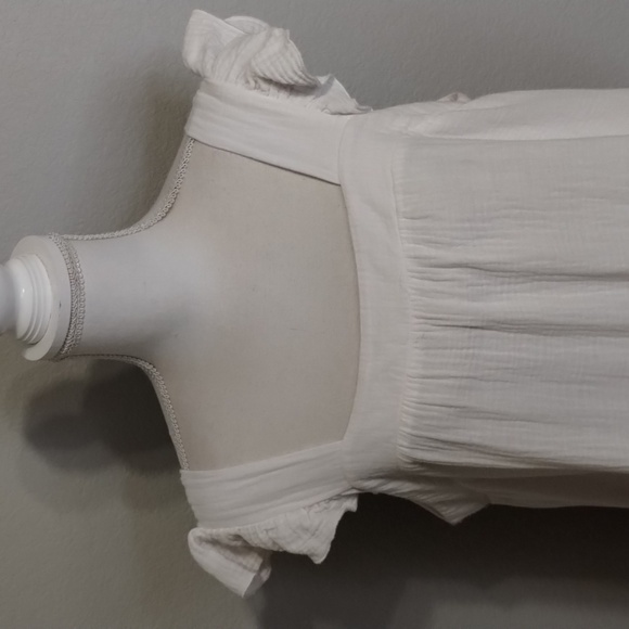 BiBi 3 Tiered Gauze Color Block Dress Size XL Pink - Picture 4 of 9